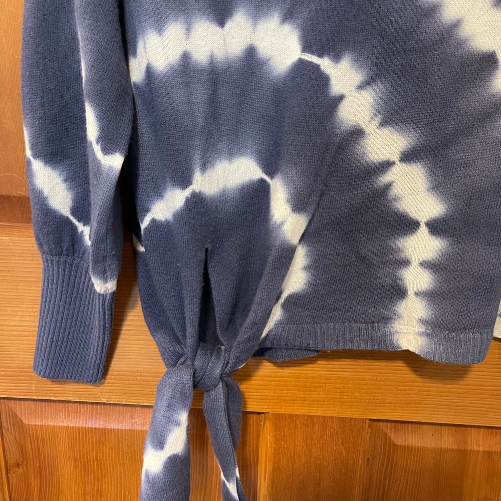 Cinq A Sept Clerisa Tie Dye Wool Cashmere Pullover Sweater - Picture 6 of 9
